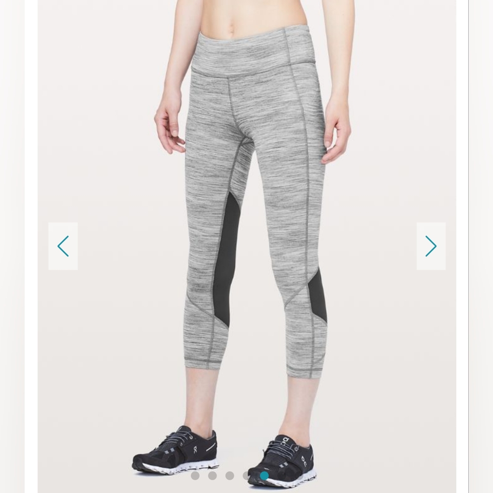 LULULEMON ATHLETICA Pace Rival Crop Legging in Navy Blue - Picture 8 of 9